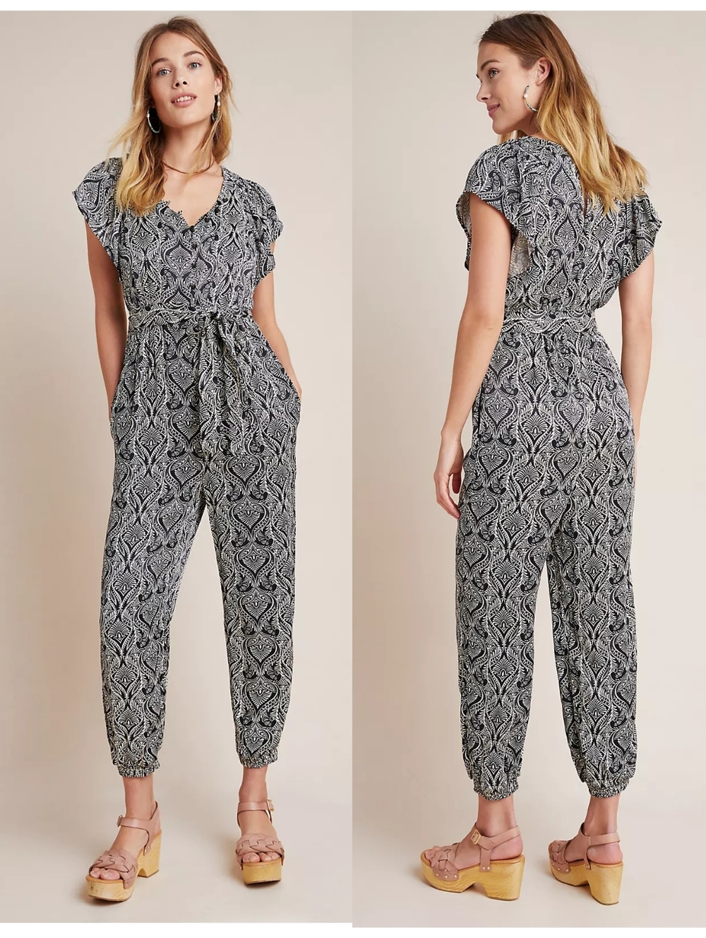 Anthropologie • Zadie Satin Jumpsuit